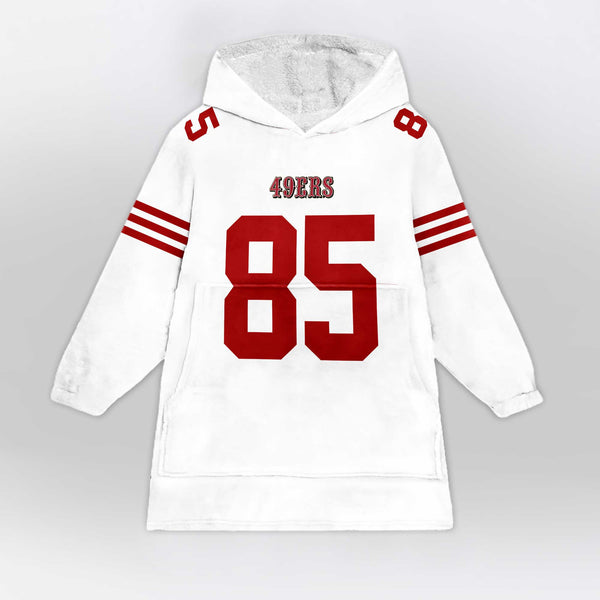 G.K. 85 San Francisco Football Unisex Blanket Hoodie