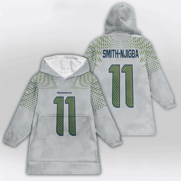 S.N 11 Seattle Football Unisex Blanket Hoodie