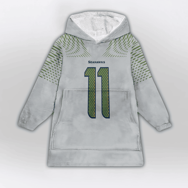 S.N 11 Seattle Football Unisex Blanket Hoodie