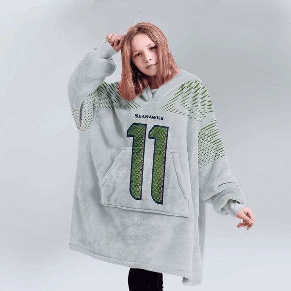 S.N 11 Seattle Football Unisex Blanket Hoodie