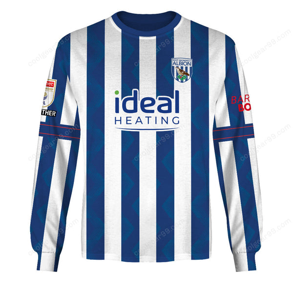 West Bromwich Albion F.C Home Jersey Style Shirts