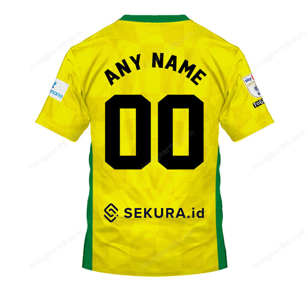 Norwich City F.C Home Jersey Style Shirts