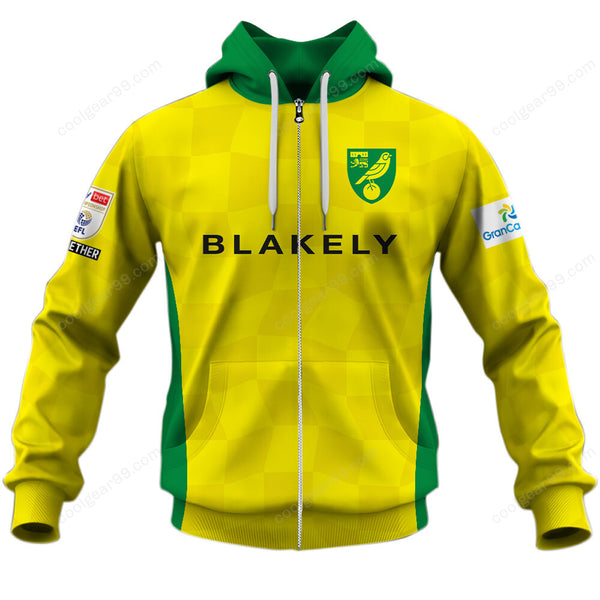 Norwich City F.C Home Jersey Style Shirts