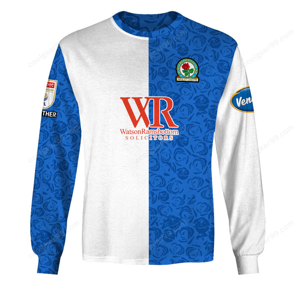 Blackburn Rovers F.C Home Jersey Style Shirts