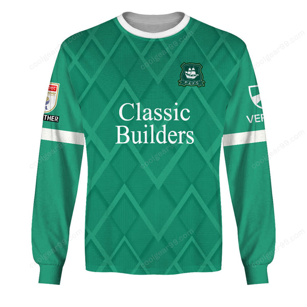 Plymouth Argyle F.C Home Jersey Style Shirts