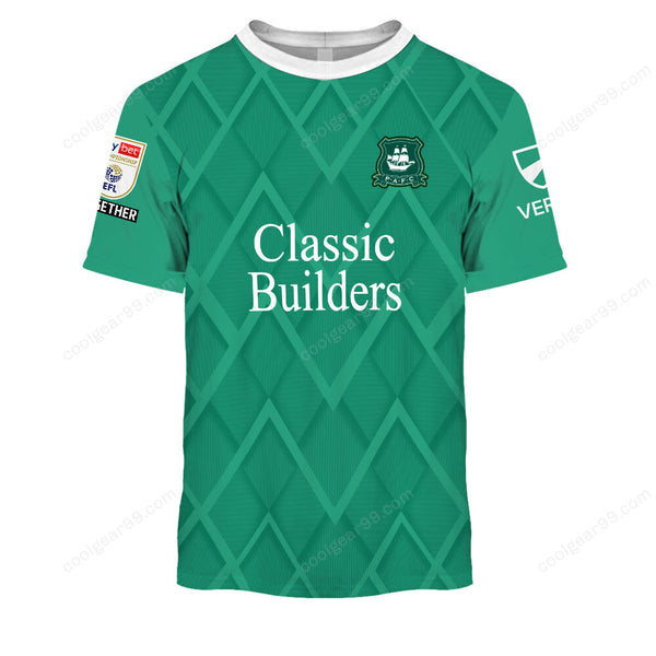 Plymouth Argyle F.C Home Jersey Style Shirts