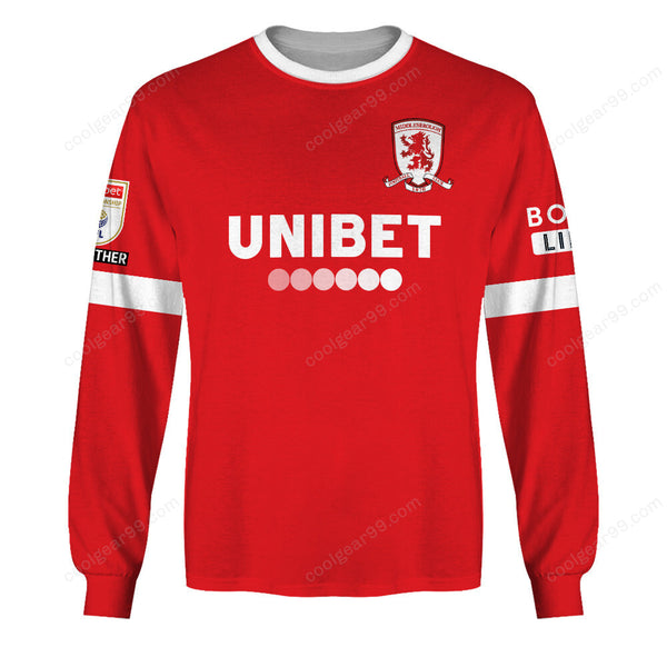 Middlesbrough F.C Home Jersey Style Shirts