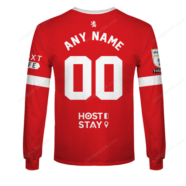 Middlesbrough F.C Home Jersey Style Shirts