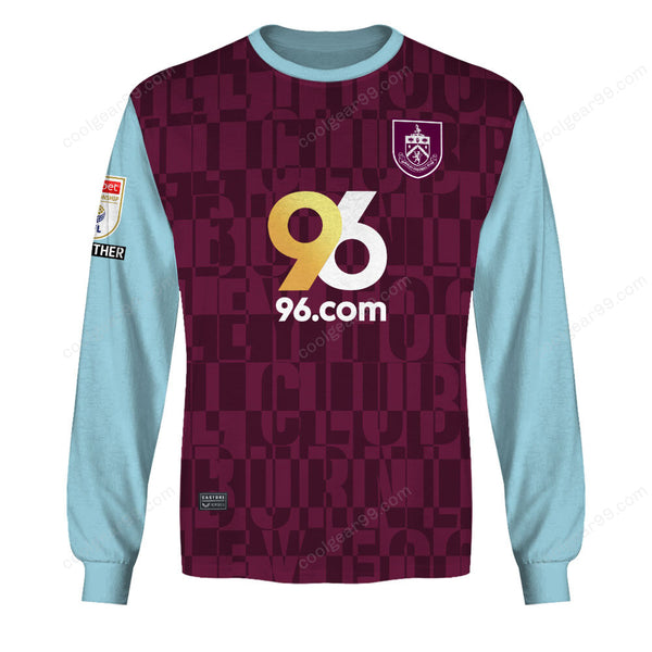 Burnley F.C Home Jersey Style Shirts