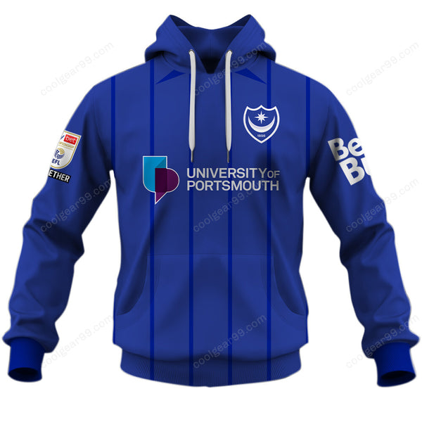 Portsmouth F.C Home Jersey Style Shirts