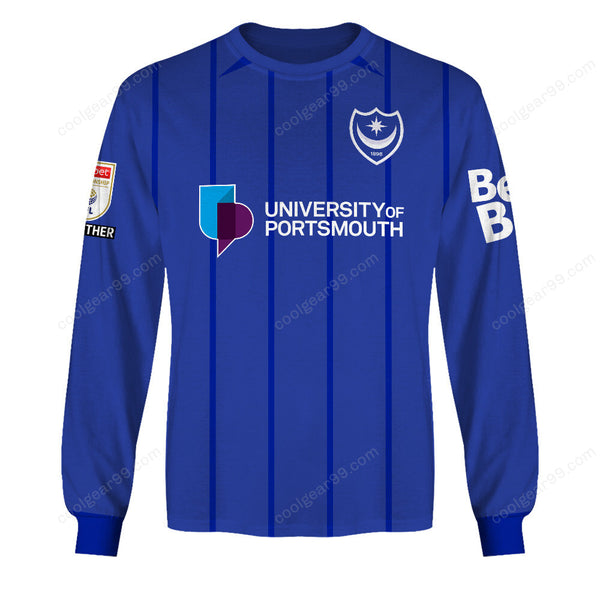 Portsmouth F.C Home Jersey Style Shirts