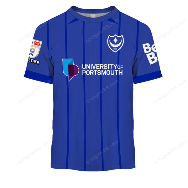 Portsmouth F.C Home Jersey Style Shirts