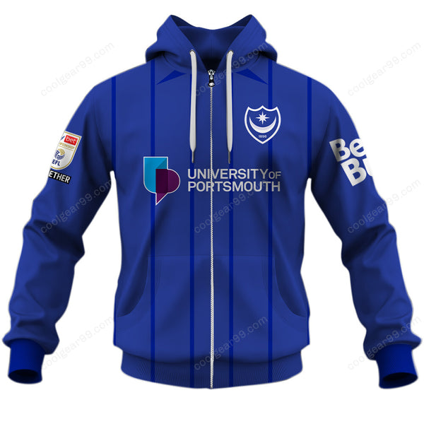 Portsmouth F.C Home Jersey Style Shirts