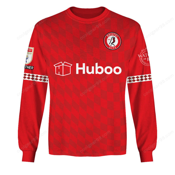 Bristol City F.C Home Jersey Style Shirts