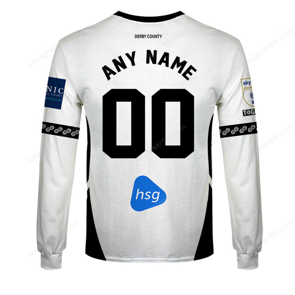 Derby County F.C Home Jersey Style Shirts