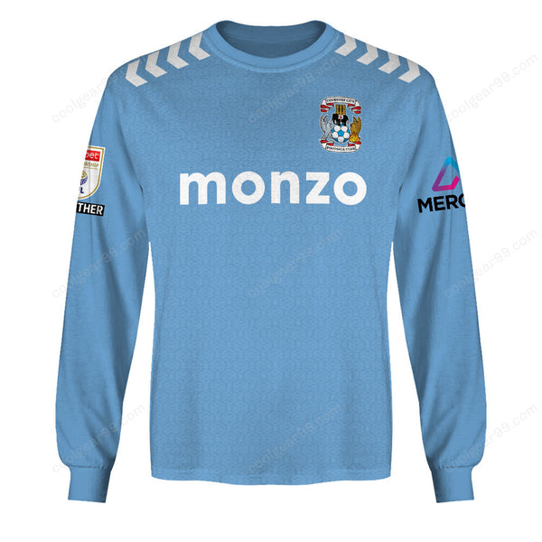 Coventry City F.C Home Jersey Style Shirts
