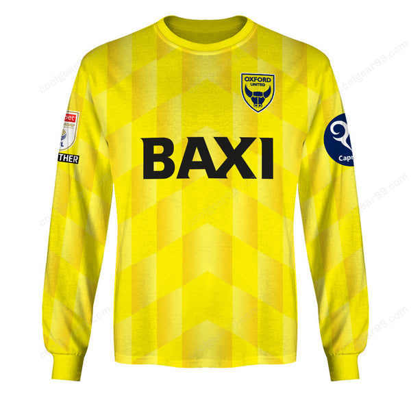 Oxford United F.C Home Jersey Style Shirts