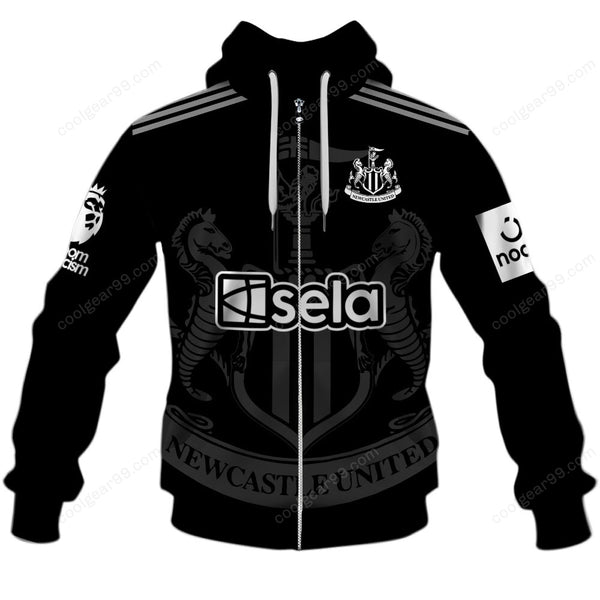 Newcastle United F.C Monochrome Style Shirts