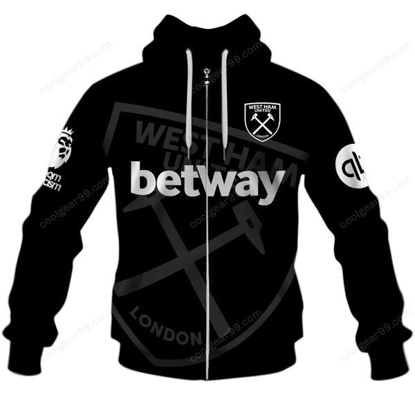 West Ham United F.C Monochrome Style Shirts