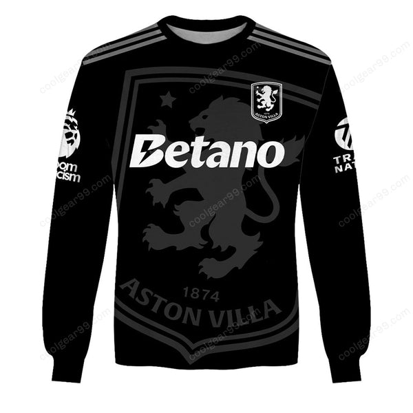 Aston Villa F.C Monochrome Style Shirts