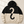 Chrisraw Kuroshiro Hoodie — Black and Cream Cat Face Print