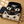 Chrisraw Kuroshiro Hoodie — Black and Cream Cat Face Print