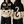 Chrisraw Kuroshiro Hoodie — Black and Cream Cat Face Print