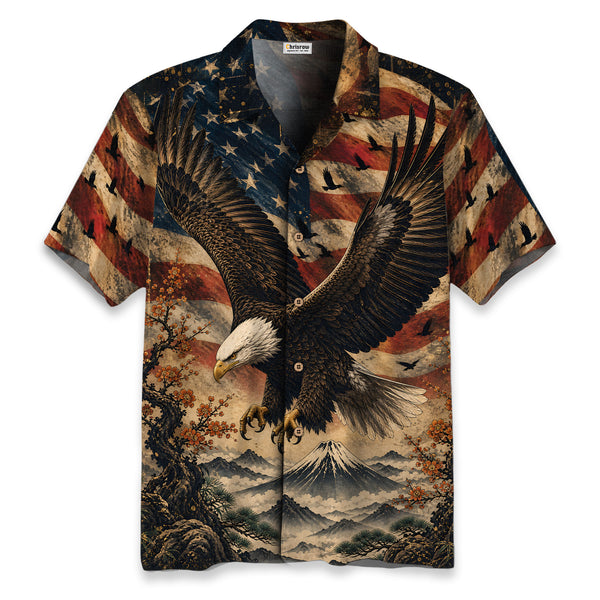 Chrisraw America 250 The Sovereign Eagle Hawaiian Shirt
