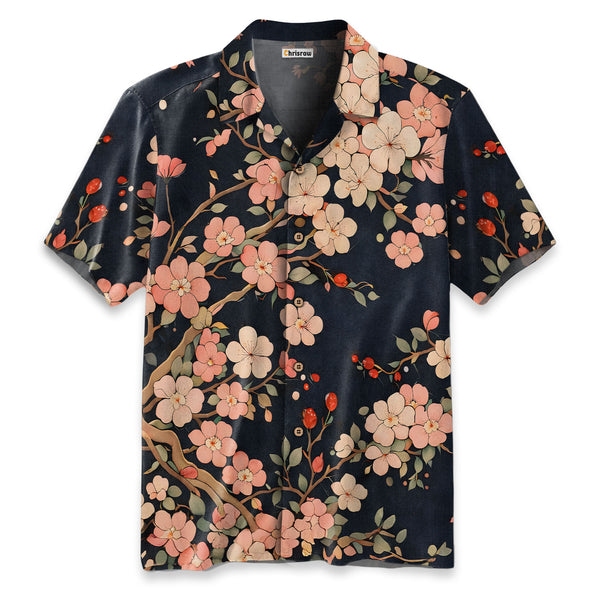 Chrisraw Blooming Sakura Hawaiian Shirt