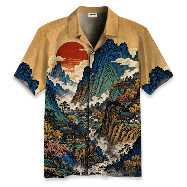 Chrisraw Mountain Reverie Hawaiian Shirt
