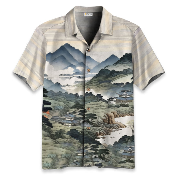 Chrisraw Mountain Reverie Hawaiian Shirt