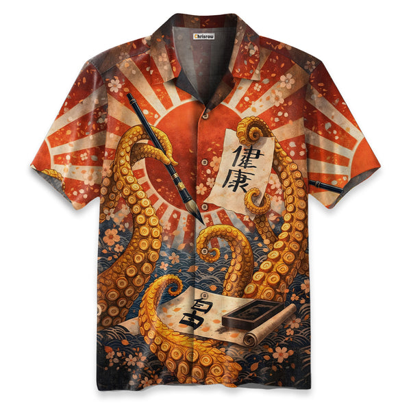 Chrisraw Octopus Tentacles Hawaiian Shirt