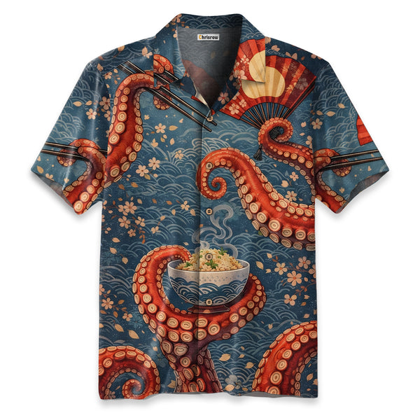 Chrisraw Octopus Tentacles Hawaiian Shirt