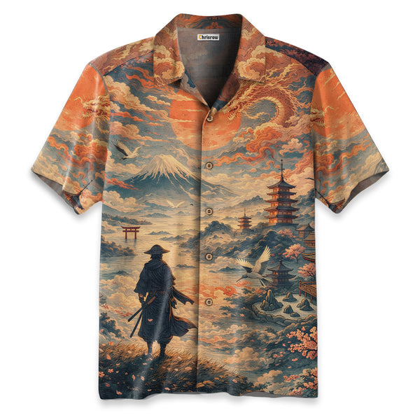 Chrisraw Samurai Gazing Into The Distance Shirt Hawaiian Shirt