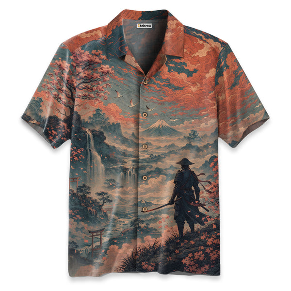 Chrisraw Samurai Gazing Into The Distance Shirt Hawaiian Shirt