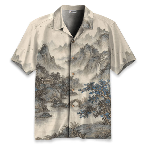Chrisraw Mountain Reverie Hawaiian Shirt