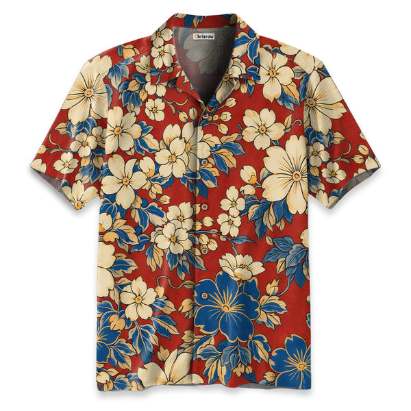 Chrisraw Vibrant Floral Hawaiian Shirt