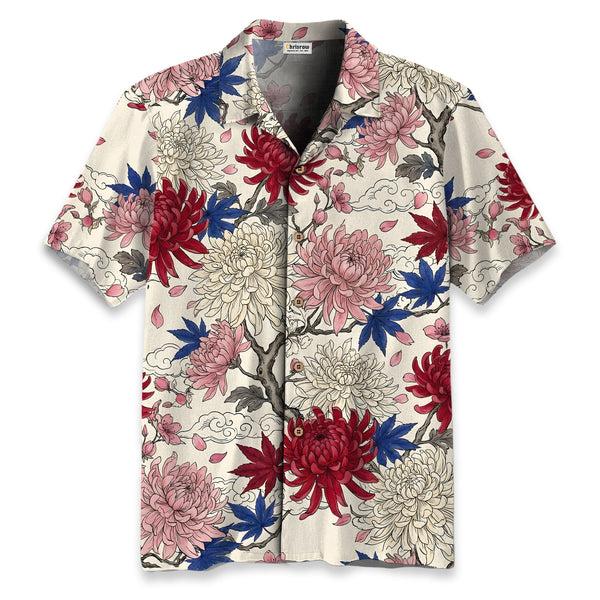 Chrisraw Vibrant Floral Hawaiian Shirt
