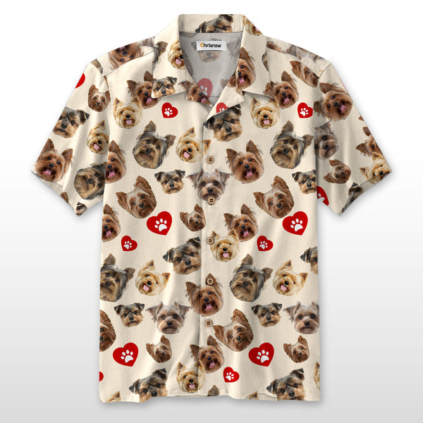 Yorkshire Terrier Hawaiian Shirt 100% Cotton