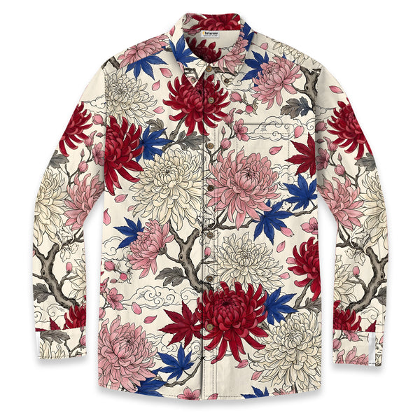 Chrisraw Vibrant Floral Long Sleeves Shirt