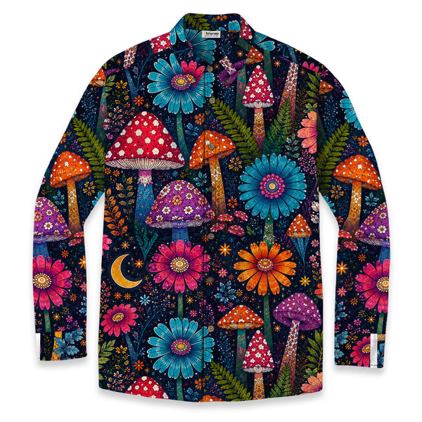 Chrisraw Yayoi Kusama Mushrooms Long Sleeves Shirt
