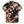 Chrisraw Men's Japanese Blooming Sakura Ukiyo-e Short Sleeves Shirt