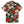 Chrisraw Men's Japanese Crimson Daisy Ukiyo-e Short Sleeves Shirt
