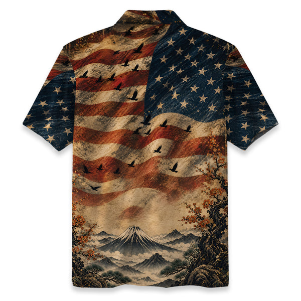 Chrisraw America 250 The Sovereign Eagle Hawaiian Shirt