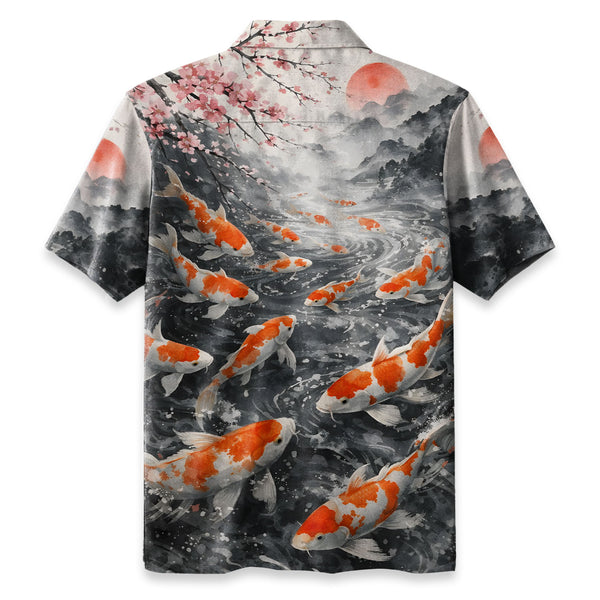 Chrisraw Dance Of The Koi Hawaiian Shirt