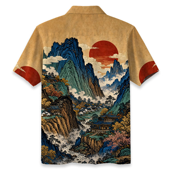 Chrisraw Mountain Reverie Hawaiian Shirt
