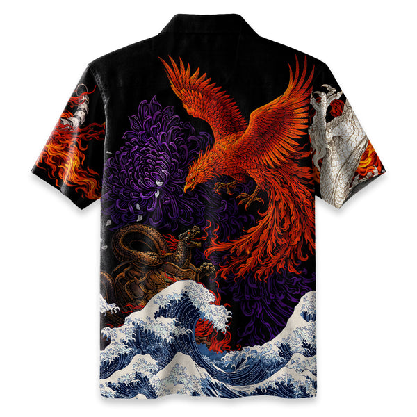 Chrisraw Four Sacred Beasts Hawaiian Shirt