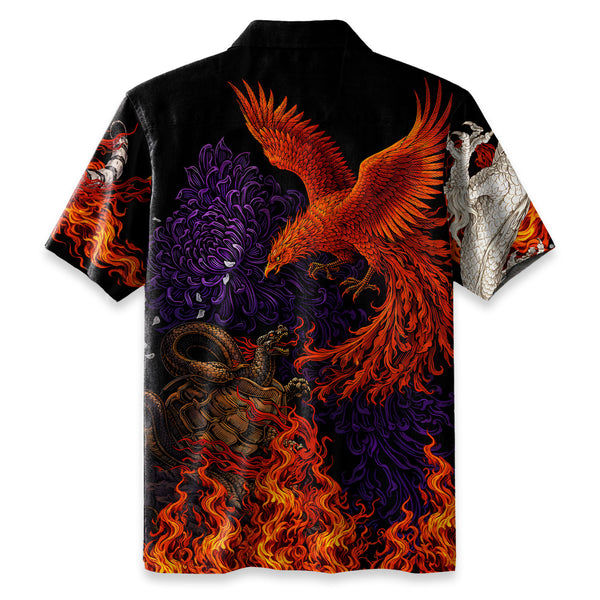 Chrisraw Four Sacred Beasts Hawaiian Shirt