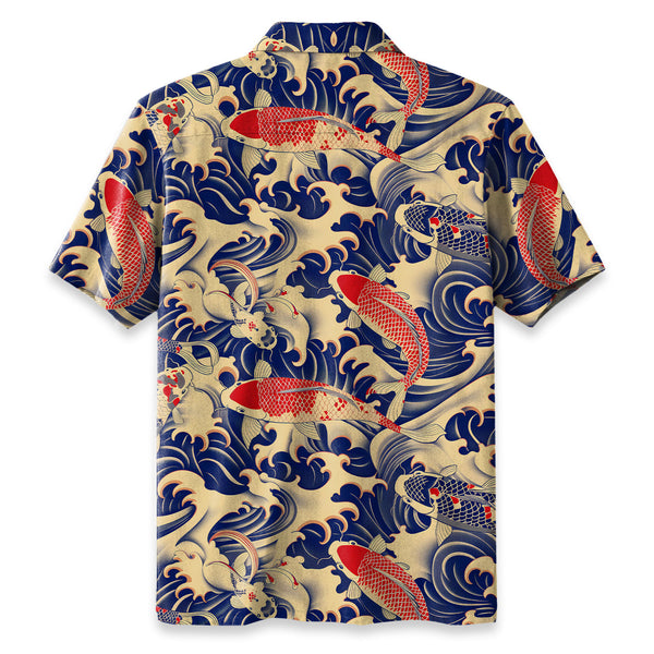 Chrisraw Koi Carp Frenzy Hawaiian Shirt - CR01