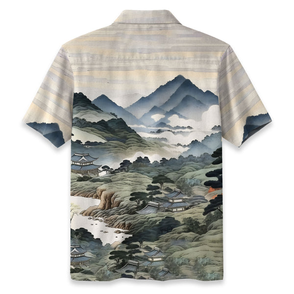 Chrisraw Mountain Reverie Hawaiian Shirt